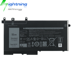 Nuovo originale 93FTF 11.4V 51Wh batteria del computer portatile per <span class=keywords><strong>Dell</strong></span> latitudine 5280 5480 5580 5290 5490 D4CMT 4YFVG <span class=keywords><strong>Notebook</strong></span> - Product Image 1