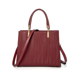 กระเป๋าเดินทางแบบมีซิปปิด, กระเป๋าถือหนังแท้สีทึบกันน้ำน้ำหนักเบามีซิป - Product Image 1