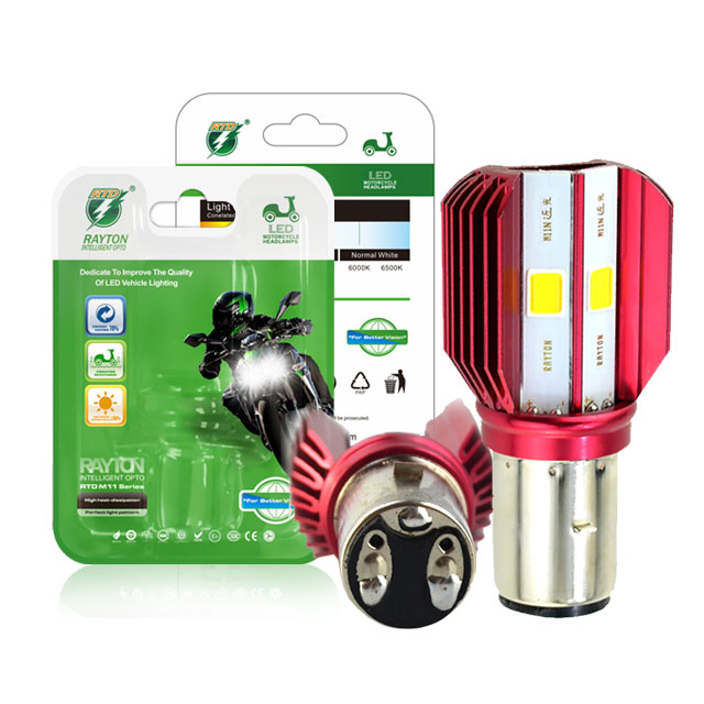 Универсальная мотоциклетная светодиодная фара высокого качества H4, 9, 80 в, 20 Вт