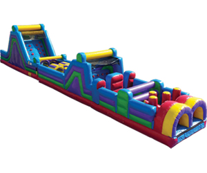 Nhà Máy Tùy Chỉnh Thiết Kế Mới Inflatable Land Obstacle Course Nhảy Bouncer Trượt Lâu Đài Để Bán - Product Image 5