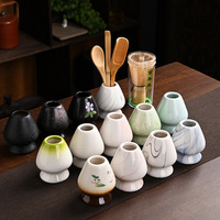 Ensemble de préparation du matcha en quatre pièces, cuillère à thé, accessoires en bambou, kit de fouet chasen