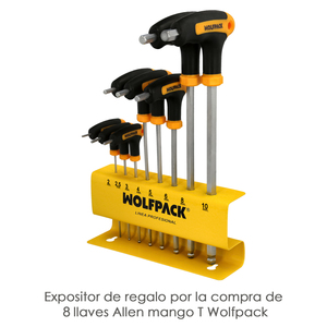Display Stand - Organizer for Complete <b>T</b>-Handle Allen <b>Keys</b> (8 Pieces) - Product Image 1