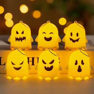 Mini lámparas fantasma LED, decoraciones de Halloween, luces que brillan en la oscuridad para fiestas, uso en interiores y exteriores del hogar - Product Image 2