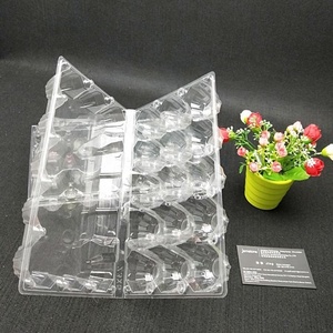 High Quality Pet / Pvc Hatching Plastic Quail Egg Trays / Plastic Egg Tray For Sale