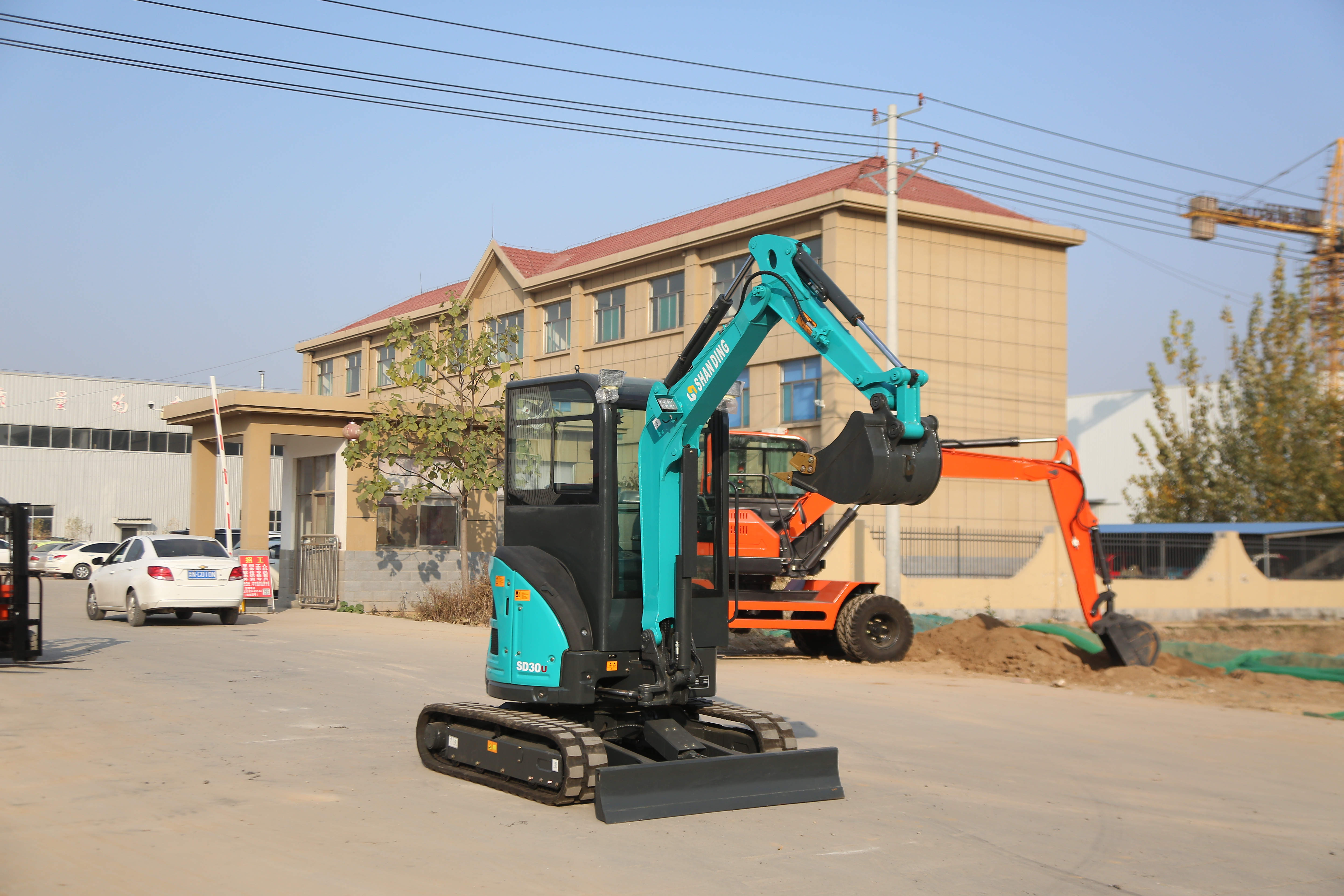 Free shipping 2.5 ton  3ton with boom swing cabin diggers new crawler  Mini excavator