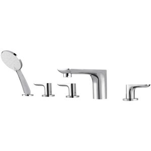 Luxury Split Type 59-1 Brass Bathtub <b>Shower</b> <b>Waterfall</b> Water Mode 5-piece Bathtub <b>Shower</b> Set - Product Image 2