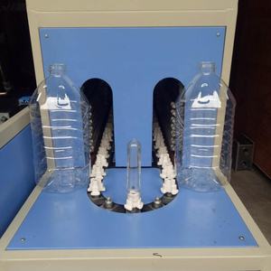 2-Kavitäten Halbautomatische PET-Kunststoff-Flaschenherstellungs-Blasmaschine Preis Blasformmaschine - Product Image 6