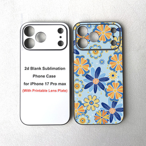 Cover per telefono sublimabili, custodie 2D per stampa a caldo con foglio stampato completo per iPhone 17 Pro Max, TPU PC di buona qualità - Product Image 1