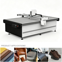 Machine de découpe à couteau oscillant pour mousse et publicité, machine de découpe de feuilles PVC, table de découpe à plat, fournie directement par l'usine