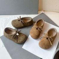 Chaussures plates pour enfants style OEM avec nœud décoratif mignon pour petites filles