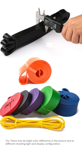 Jeu de bandes élastiques de résistance à la traction pour les exercices en latex, avec logo personnalisé, pour le fitness et la salle de sport - Product Image 5