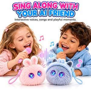 Robot en peluche parlant créatif IA Compagnon émotionnel Cadeau personnalisé Accessoires de studio photo pour enfants - Product Image 2