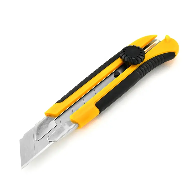 25Mm Breder Razor Sharp Blade Schraper Mes Intrekbare Box Cutter Voor Dozen, Karton En Dozen