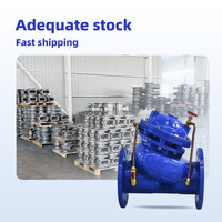 Vanne de régulation hydraulique à diaphragme multifonctionnelle JD745X DN50-DN600 en fonte ductile, extrémités à brides OEM, 1,6 Mpa, garantie 3 ans