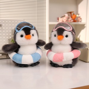 Peluche de <span class=keywords><strong>pingouin</strong></span> hawaïen très précieuse, style <span class=keywords><strong>surf</strong></span>, cadeau d'anniversaire pour couple, polyester et coton PP, 11-30 cm - Product Image 5