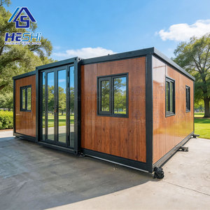 Nuevo Diseño de Casa Contenedor Prefabricada Expandible de 40 y 20 Pies, con 1, 2, 3, 4 o 5 Dormitorios, Moderna, en Venta, Casa Móvil Tipo Cabaña - Product Image 1