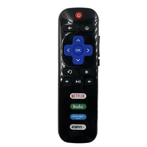 Télécommande <span class=keywords><strong>TV</strong></span> Silver Roku, compatible avec les téléviseurs intelligents de la série Roku, boutons de volume sur le côté <span class=keywords><strong>droit</strong></span> - Product Image 3