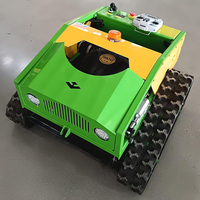 Tondeuse robot sans fil automatique 196cc à essence, nouvelle conception, directement de l'usine, tout-terrain, efficace et fiable, tondeuse à chenilles