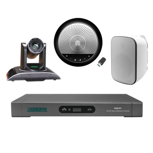 Multiple Video Conference <strong>System</strong> 6 Array Microphone Unit Desktop 360 Degree Omnidirectional Microphone - Product Image 1