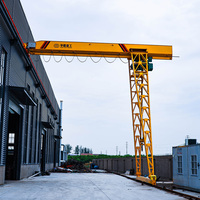 Grue semi-portique mobile personnalisée de 10 tonnes avec télécommande sans fil
