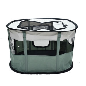 Effen Patroon Zachte Hond Box Voor Kleine Dieren Ijzer Met Ritssluiting En Plastic Lade Pallet Box Verpakking - Product Image 4