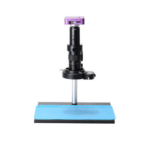 صورة حقيقية 51mb USB كاميرا فيديو رقمية صناعية أحادي 180x تكبير مجهر عدسة مثبتة على C لإصلاح المحمول لحام - Product Image 4