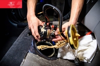 Assembly Assembly Tro rakitan pompa bahan bakar elektrik otomatis untuk AUDI A3 TT 3.2 V6 quattro untuk VW GOLF V (1K1) 3.2 R32 4 gerakan