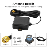 Antena GNSS RTK de Triple Banda L1 L2 L5 de Alta Precisión con Conector Roscado para Mapeo, Compatible con OEM