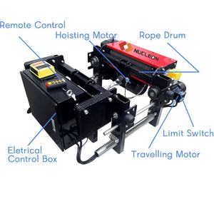 Palans électriques à câble métallique sans fil de marque Nucleon certifiés CE 5 tonnes 10 tonnes 20 tonnes - Product Image 2