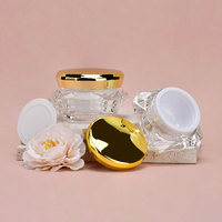 Pot en plastique vide réutilisable de bonne qualité 5g 10g 15g 20g 30g pour crème pour les yeux, soin de la peau, sérum cosmétique