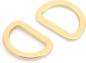 D Rings <b>Purse</b> Loop Flat Metal D Ring Heavy Duty Findings For Craft Bag Belt Pack PTDF - Product Image 3