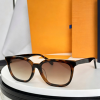 Lunettes de soleil carrées à monture intégrale en PC léger avec verres polarisés dégradés, protection UV400, lunettes de soleil unisexes tendance pour l'extérieur