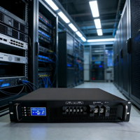 Système d'alimentation sans interruption (ASI) en rack 3 kVA avec batterie au lithium, 220 V, 50/60 Hz, onde sinusoïdale pure, batterie externe, autonomie 30 min à 1 h