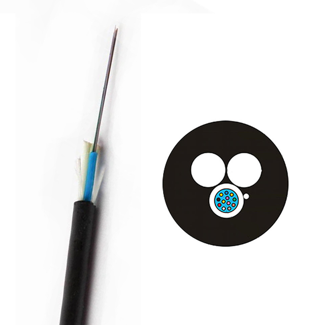 Factory Mini ADSS 24c Cable 2 4 6 12 24 Core Asu Fiber Optical Cable Span 80 100 Asu Mini Adss 8hilos