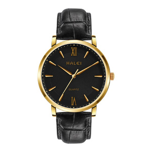 Envío Directo HALEI Nuevo Reloj de Cuarzo Original para Hombre con Números Romanos, Resistente al Agua 3BAR, Pantalla con Indicador, Movimiento Japonés, Venta al Por Mayor - Product Image 4