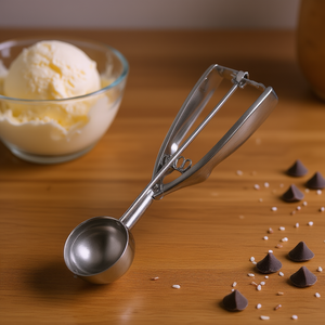 Cuchara para helado de acero inoxidable de 100 ml para servir postres - Product Image 3