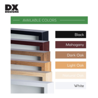 DX DESIGNS Cadre en bois type boîte à ombre 4x6 5x7 8x10 11x14 pouces A4 A5, profondeur 3cm/5cm, Vitrine 3D pour médailles sportives et fleurs séchées