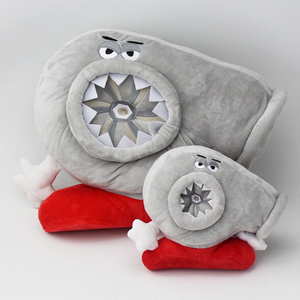 2024 Pillow Plush Toy charger JDM <b>Cushion</b> Gift Decor Headrest Backrest <b>Seat</b> Cover Hellaflush Neck Rest - Product Image 2