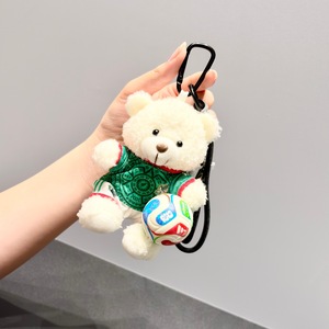 Porte-clés en peluche <span class=keywords><strong>Cristiano</strong></span> <span class=keywords><strong>Ronaldo</strong></span> pour fans de football HECION, accessoire sportif tendance, mignon ours en peluche, article de la Coupe du Monde de football - Product Image 6