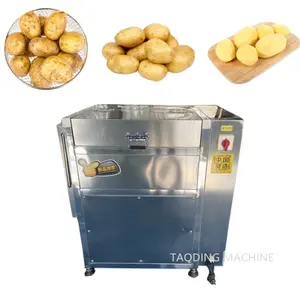 Professionele Cassave Peeling Roterende Borstels Groente Reiniging Groente Dunschiller Roestvrij Nieuwe Technologie Wortelschiller