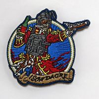 Badges brodés personnalisés en gros, appliqués thermocollants, colorés, avec logo privé, pour vêtements