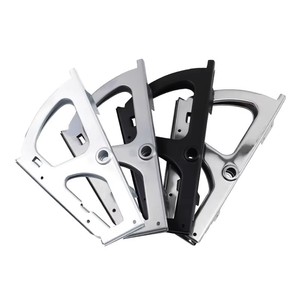 <span class=keywords><strong>Scarpiera</strong></span> Pieghevole a Tre Livelli in Acciaio Inossidabile Nero, <span class=keywords><strong>Design</strong></span> Moderno Minimalista, Girevole Ultra-Sottile, Arredamento per la Casa, MOQ Basso 2 Pezzi - Product Image 6