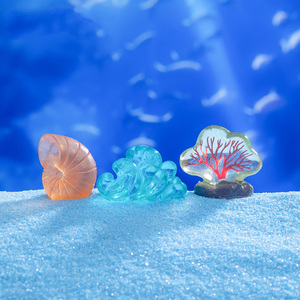 Miniaturas de Animales y Plantas Marinas de Resina, Figuras de Animales Marinos Pequeños, Adornos Decorativos para Acuarios, Manualidades para Peceras - Product Image 4