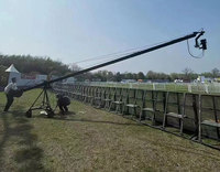 Jib vidéo professionnel en alliage d'aluminium étanche de 21 à 50 pieds pour caméras de cinéma et de vidéo