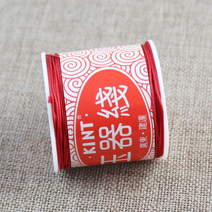 เชือกไหมพรมหยกสีทองขนาด 0.8 มม. สำหรับทำเครื่องประดับปมจีน DIY - Product Image 2