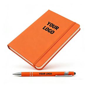 Fournitures scolaires, agenda A6, journal, couverture en cuir PU, carnet avec bande élastique - Product Image 1