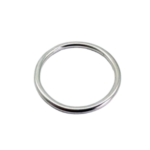 Anillo redondo soldado de acero inoxidable 304 para llaveros de bolsos, <span class=keywords><strong>collar</strong></span> de perro - Product Image 1