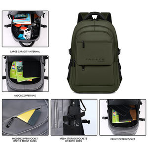 HAIBOWY Lieferant Benutzer definiertes Logo Geschäfts reisen Wasserdicht Neu Hoch leistungs High School Casual Unisex Studenten Rucksack - Product Image 4