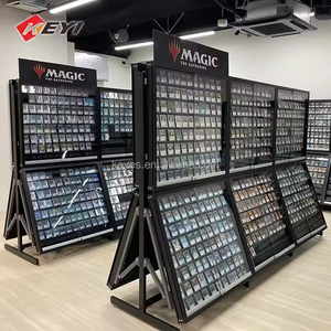 Hiện đại hai Mặt hiển thị đứng cho TCG thẻ công suất lớn thể thao thu kinh doanh thẻ trường hợp xoay cho các cửa hàng bán lẻ - Product Image 1
