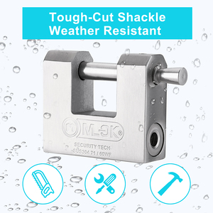 MOK Rust Proof 304 Thép Không Gỉ <span class=keywords><strong>Container</strong></span> Vận Chuyển Hình Chữ Nhật Padlock <span class=keywords><strong>Heavy</strong></span> <span class=keywords><strong>Duty</strong></span> Padlock Ổ Khóa Khổng Lồ - Product Image 4